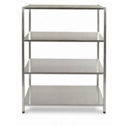 Стеллаж производственный из нержавеющей стали H 1800 мм