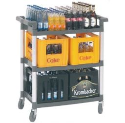 Тележка сервировочная 3-х уровневая "Adjutant"