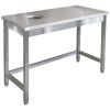 Стол производственный с отверстием для пищевых отходов