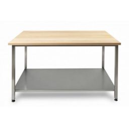 Стол кондитерский для теста, мучных работ с деревянной столешницей