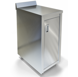 Тумба с распашной дверкой, с полкой и бортом