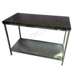 Стол кондитерский со столешницей из мрамора, гранита