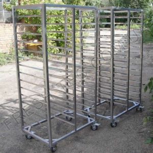 Стеллаж передвижной кондитерский«шпилька»  на 36 уровней под противень 600х400