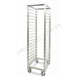 Стеллаж передвижной кондитерский«шпилька» на 18 уровней под противень 600х400