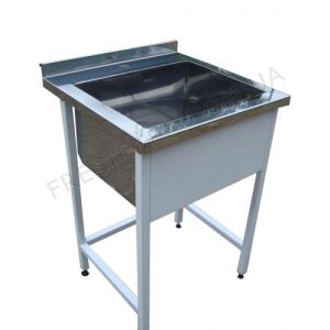 Ванна моечная односекционные из нержавеющей стали сварная
