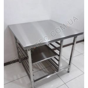 Подставка из нержавеющей стали под конвекционную печь 600х400 мм