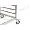 Стеллаж передвижной кондитерский «шпилька» на 18 уровней под противень 600х400
