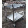 Тележка сервировочная ТС-2 из нержавеющей стали