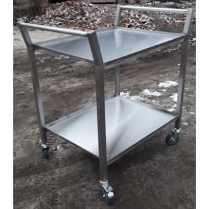 Тележка сервировочная ТС-2 из нержавеющей стали