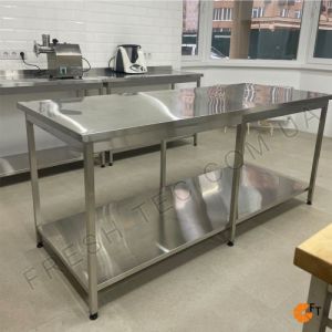 Стол производственный из нержавеющей стали (без борта, без полки)