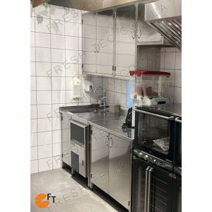 Стол-тумба из нержавеющей стали